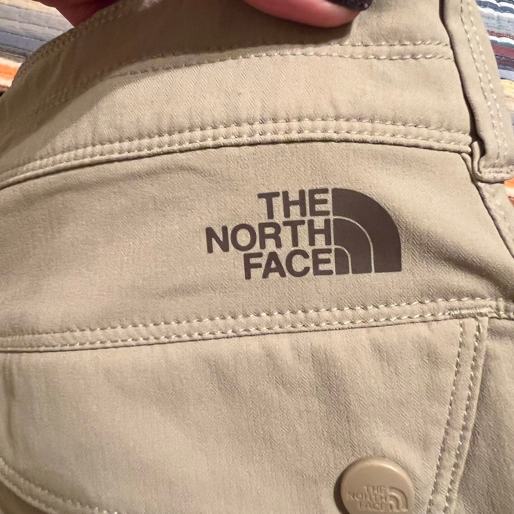 The‎ North Face Womens Khaki Cargo Hiking Outdoor Pants Size 8